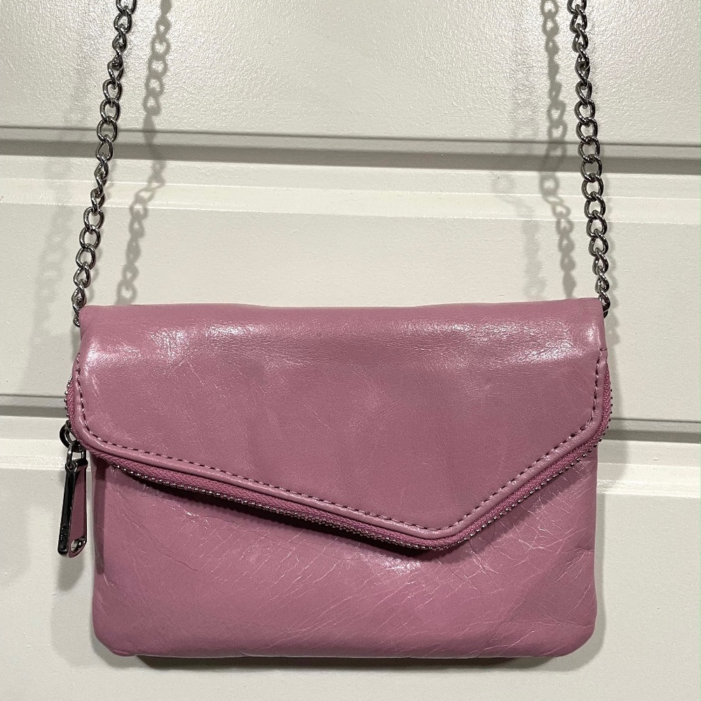HOBO Leather Crossbody Chain Strap Mini Purse